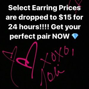 💕YAYYY FRIDAY EARRINGS SALE FOR 24 HOURS 💕